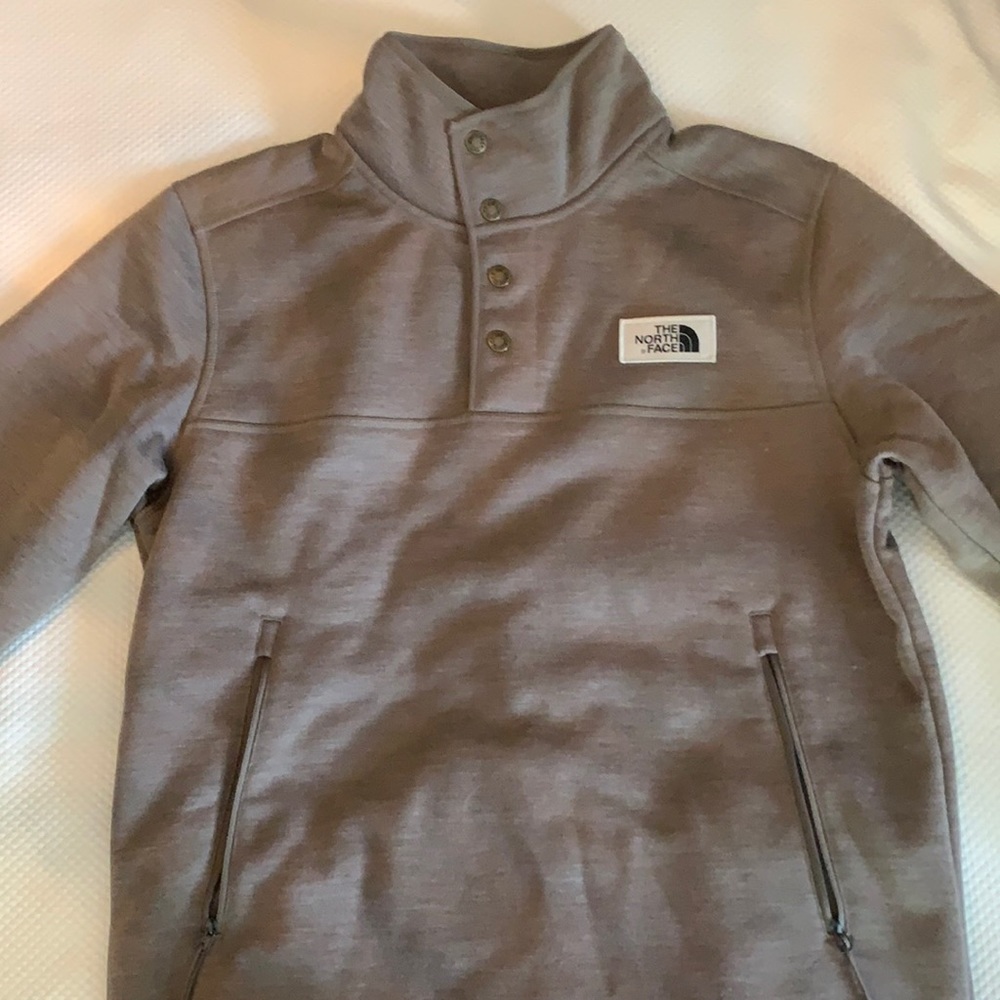 North face Sherpa patrol 1/4 snap pullover